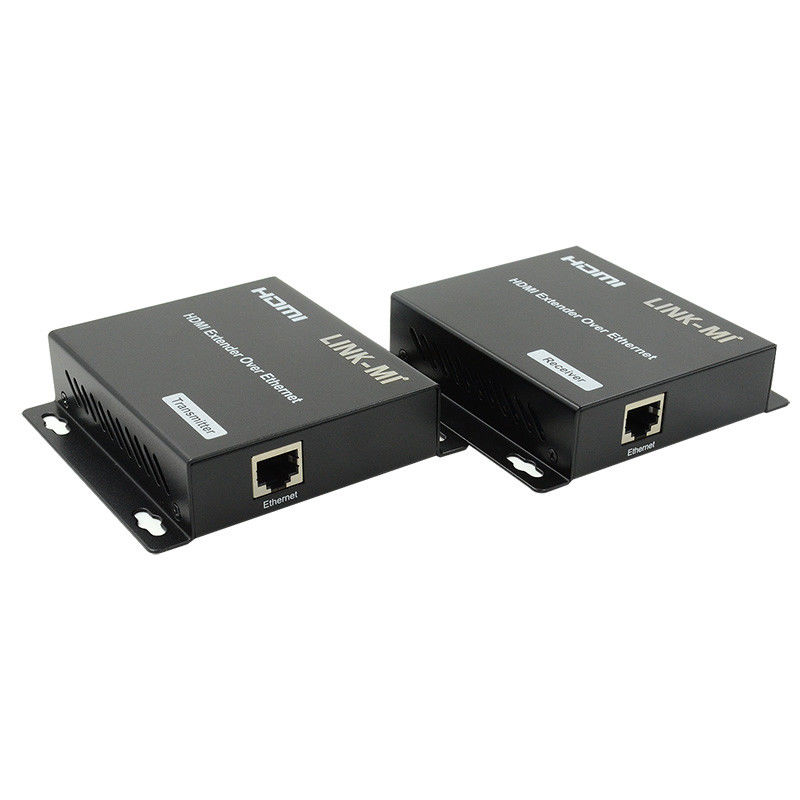 120M HDMI Extender AV Over IP 1080P ด้วยจุดสนับสนุน IR ไปหลายไปหลาย Cascading