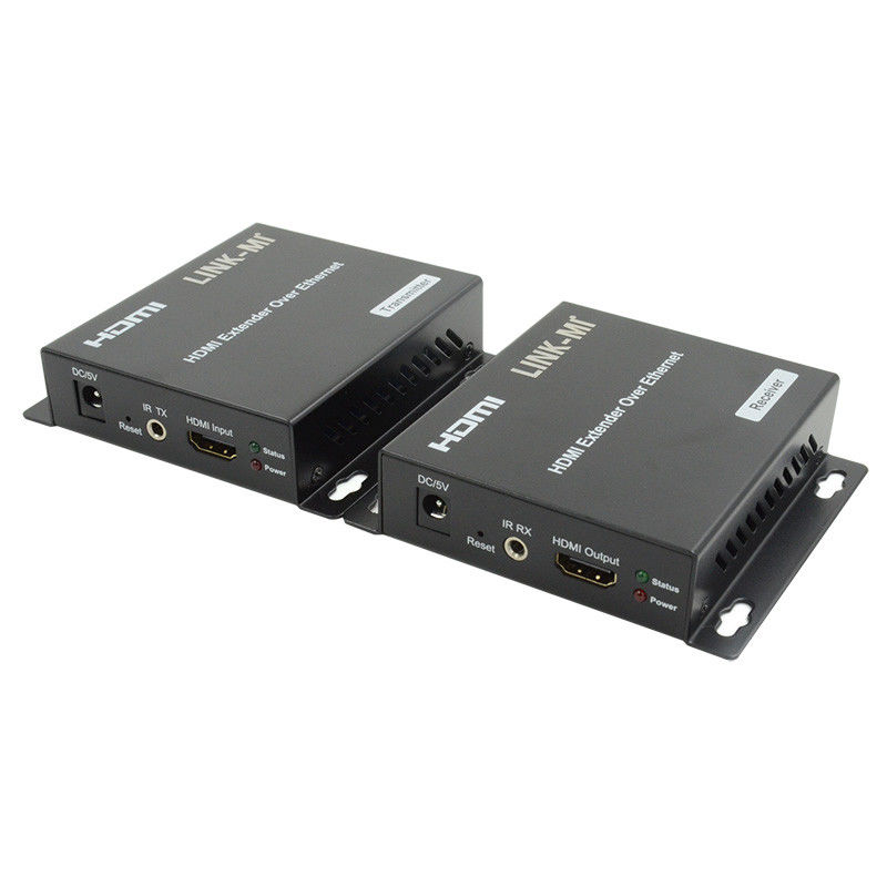 120M HDMI Extender AV Over IP 1080P ด้วยจุดสนับสนุน IR ไปหลายไปหลาย Cascading