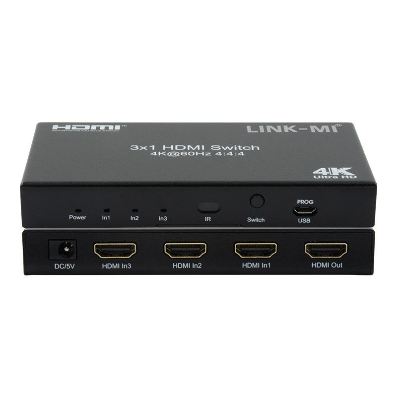 3X1 HDMI 2.0 Switcher Hd Matrix Switcher 3 X 1 Hdmi Switcher 3 Port Hdmi Switcher 1080P 20m