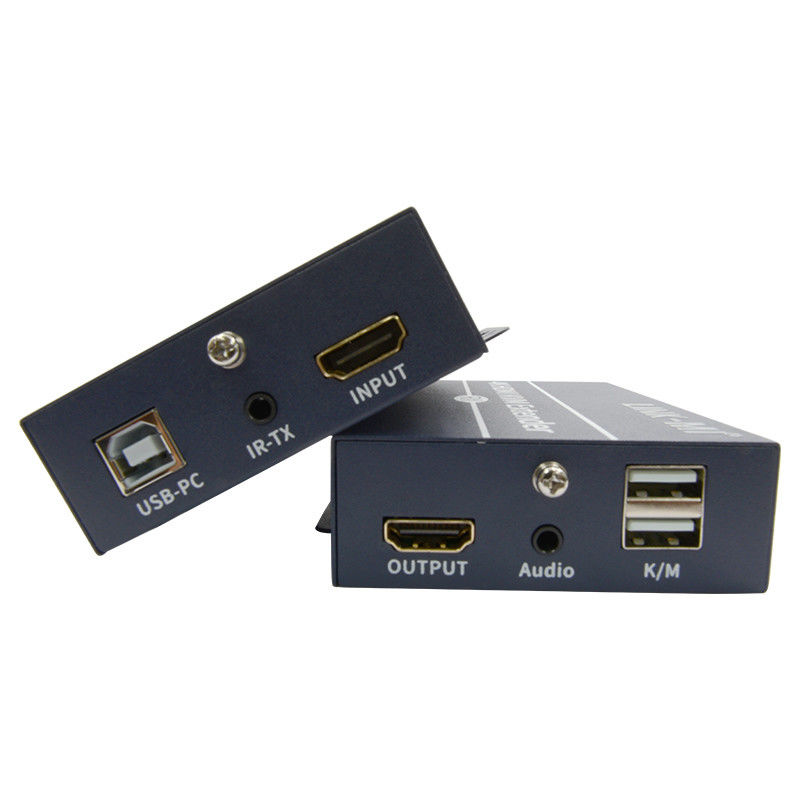 120m 4K KVM Extender HDMI Over Cat 6 / Cat6e คาเบลสําหรับหนูคีย์บอร์ด