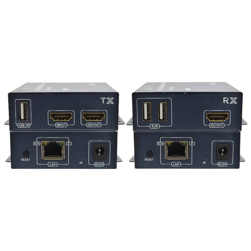 200M 1080p HDMI KVM Extenderhdmi Hdmi ผ่าน TCP/IP ด้วยลุปออกจุดต่อจุด