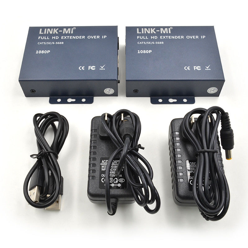 200M 1080p HDMI KVM Extenderhdmi Hdmi ผ่าน TCP/IP ด้วยลุปออกจุดต่อจุด