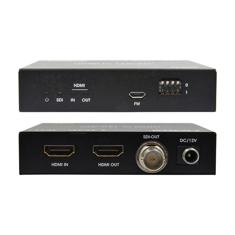 4K HDMI To SDI Converter With Loop Out Support 12G 4K@60Hz EDID ขนาดสูงสุด 120m