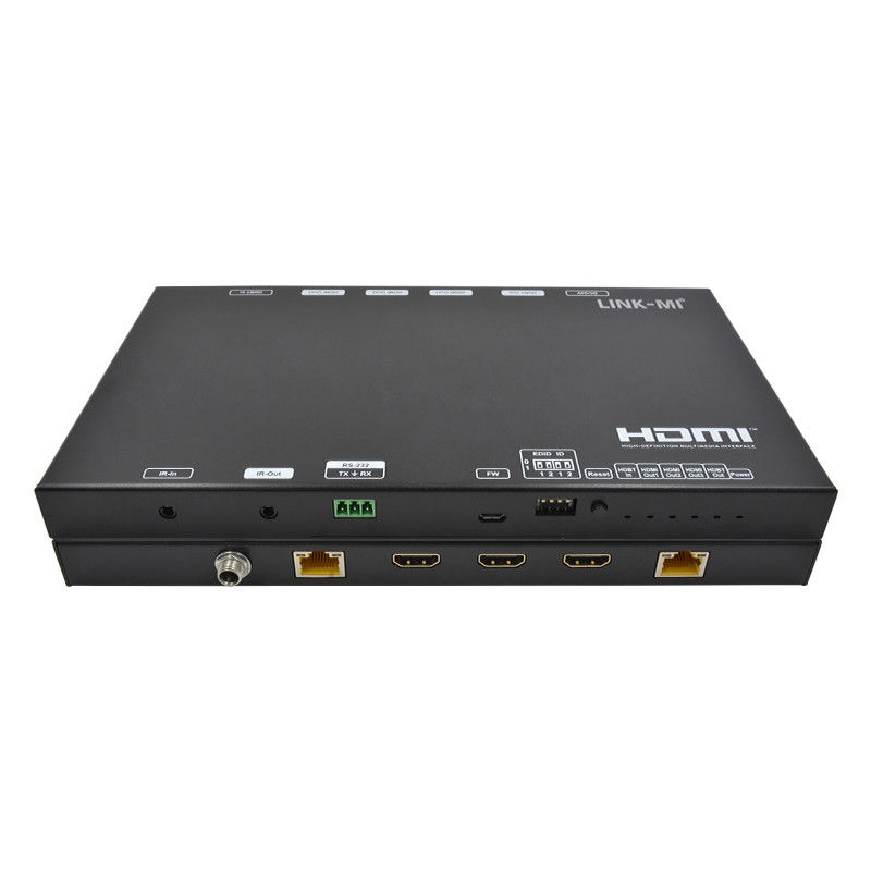 HDMI Extender 70M AV Over IP พร้อม HDMI Loop Out IR RS232 สําหรับ 4K60Hz วิดีโอรีเพียเตอร์