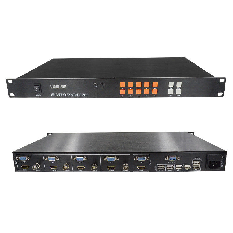 4In 1Out HD HDMI Multi Viewer Synthesizer VGA CVBS HDMI 4x1 Quad Multi Viewer เครื่องเชื่อมต่อเสียง
