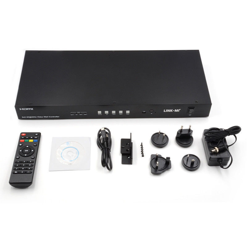 4K Video Wall Matrix Controller 2x2 1x4 4x1 10x10 จอสปไลซ์ USB แบบ C DVI