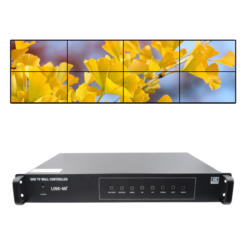2X4 TV HDMI Wall Controller 4K 60Hz 2X3 Video Wall Processor 2X2 สําหรับ 8 หน่วยจอ