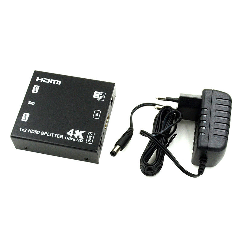 1X2 4K HDMI Extender Splitter รองรับ 4K2K EDID 3D 2 Port Video Splitter