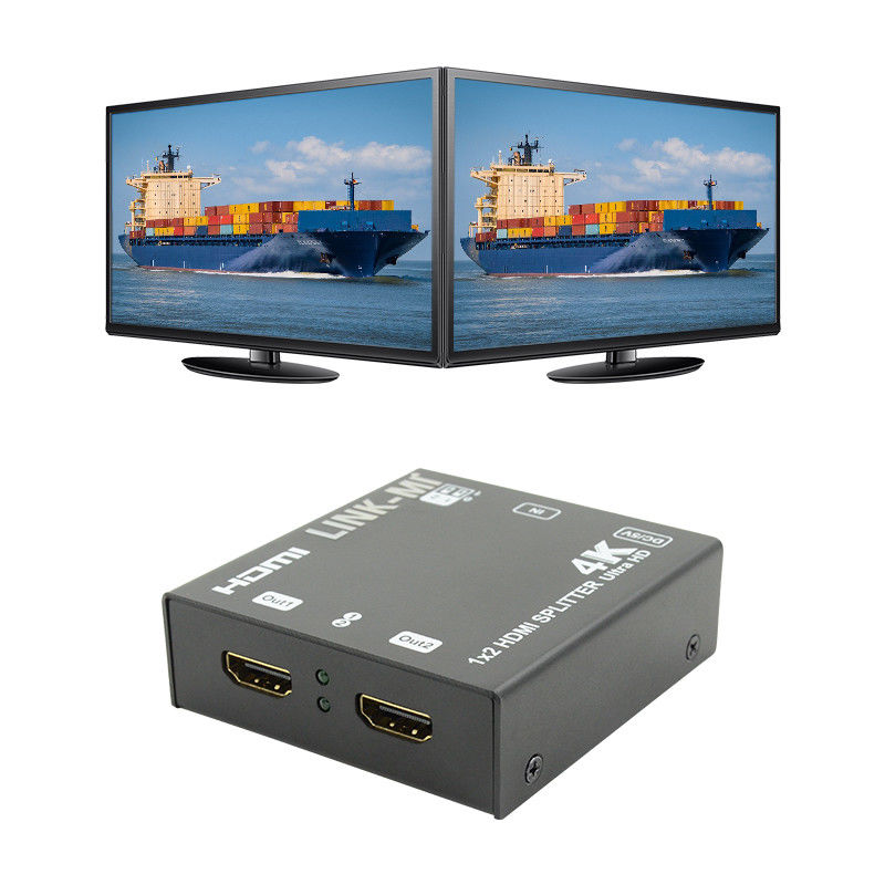 1X2 4K HDMI Extender Splitter รองรับ 4K2K EDID 3D 2 Port Video Splitter