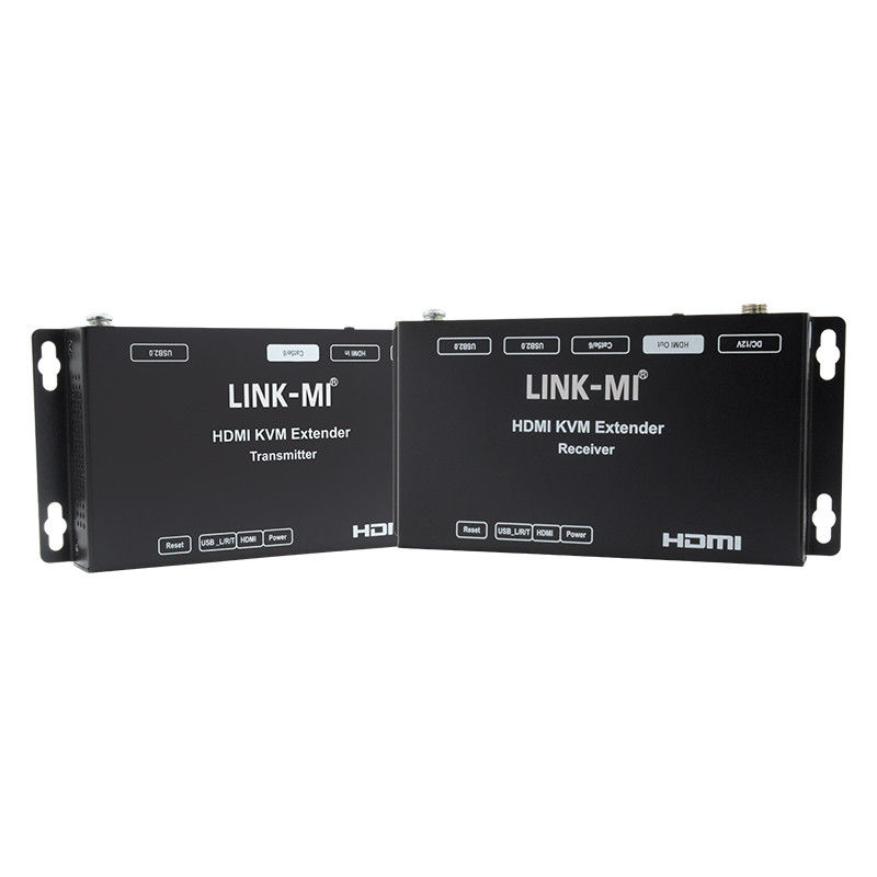 50M HDMI USB KVM Extender Up 50m 100m สนับสนุน USB2 POC สองตัว0