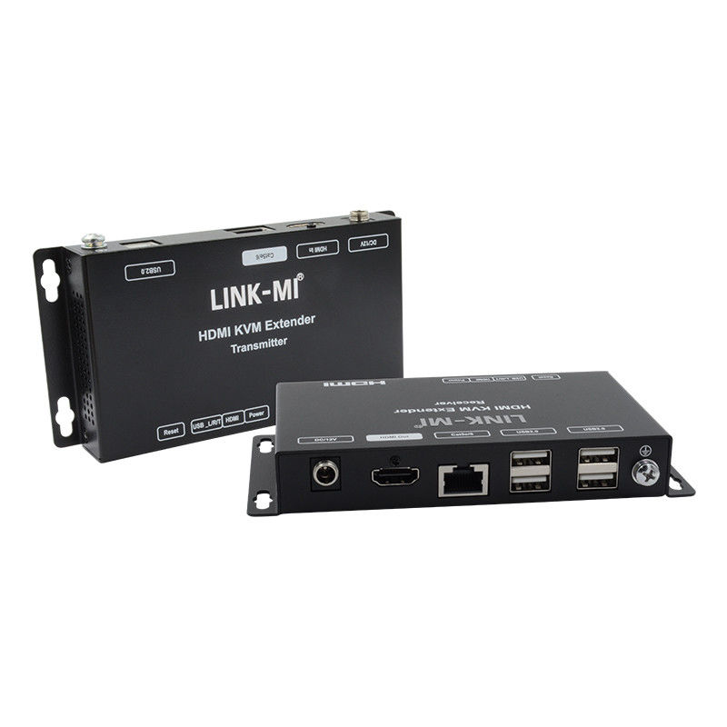50M HDMI USB KVM Extender Up 50m 100m สนับสนุน USB2 POC สองตัว0