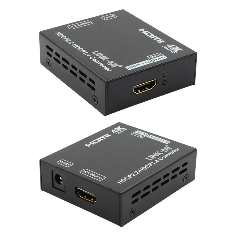 HDTV DTV Hdcp To HDMI Converter HDCP 2.2 To 1.4 การสนับสนุนการแปลง 4K 3D CEC