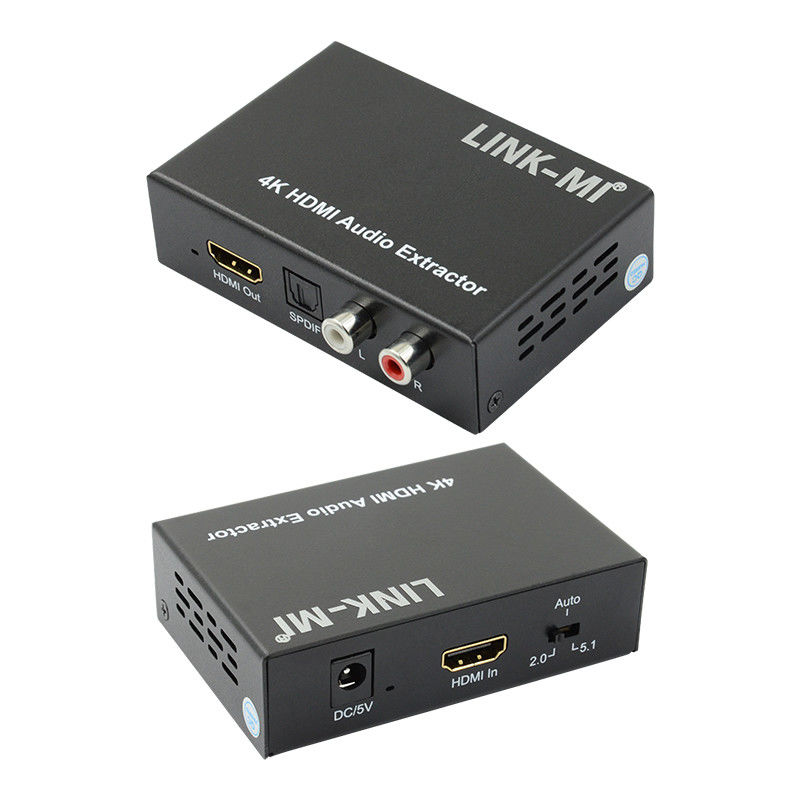 2K 4K HDMI Audio Extractor สําหรับ Apple TV Blu-Ray Player รองรับ 3D EDID