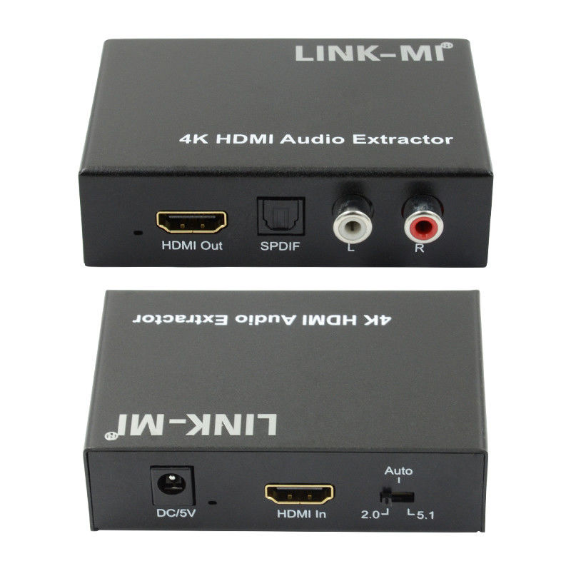 2K 4K HDMI Audio Extractor สําหรับ Apple TV Blu-Ray Player รองรับ 3D EDID