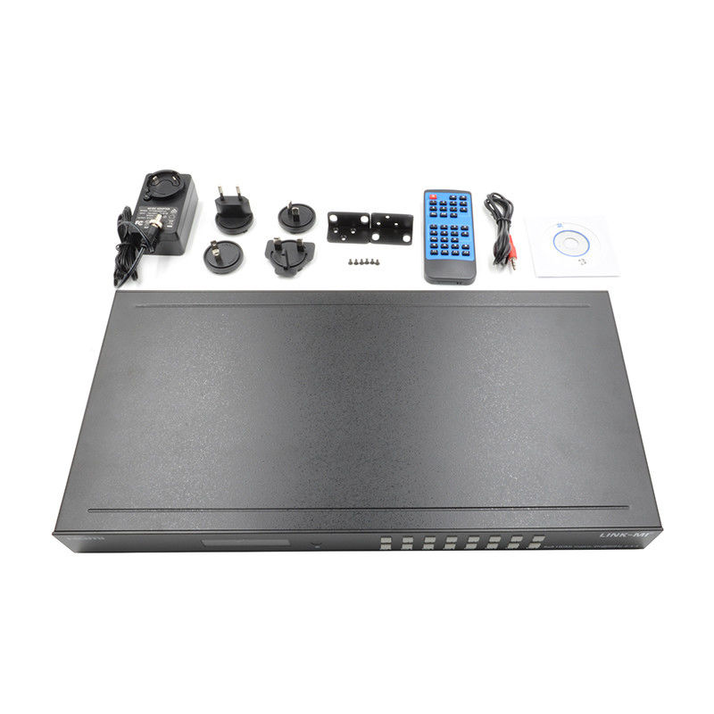 8x8 4K HDMI Modular Matrix Switcher พร้อม SPDIF Out IP Web GUI Control สําหรับจอ UHD 8 ตัว