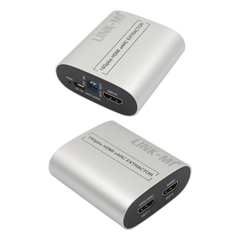 18Gbps HDMI Extractor Extractor 4K@60Hz CEC EDID HDMI EARC เครื่องแปลงเสียง