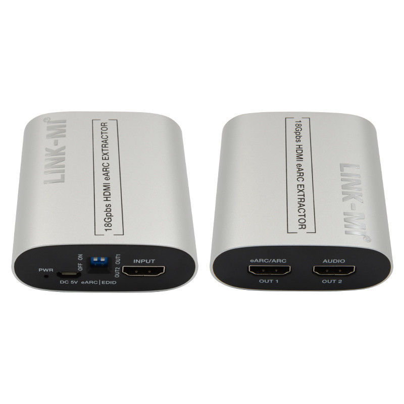 18Gbps HDMI Extractor Extractor 4K@60Hz CEC EDID HDMI EARC เครื่องแปลงเสียง