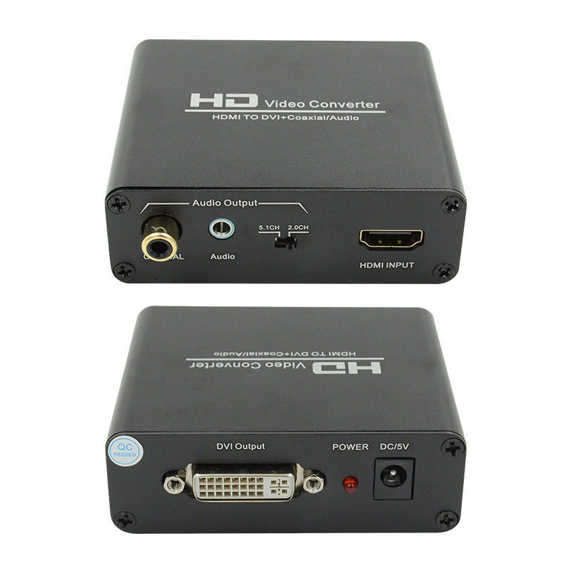 1920x1080 HD Video HDMI Converter HDMI To DVI Converter สําหรับ PS3 บลูเรย์ DVD