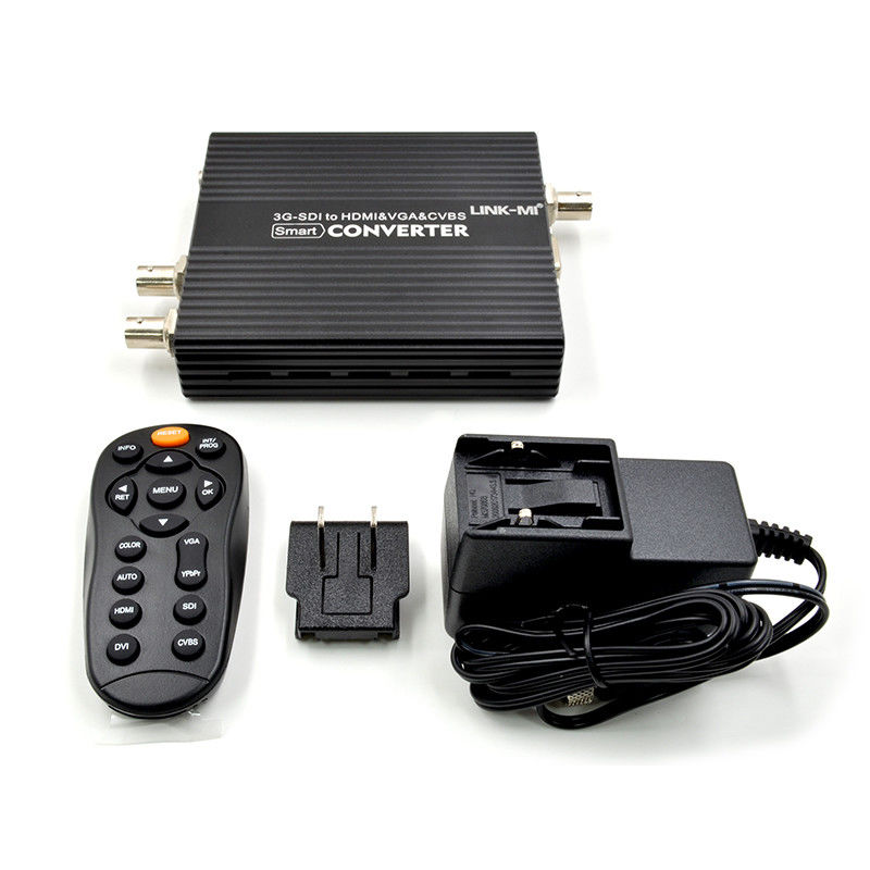 CVBS SDI ไปยัง HDMI Converter ทุก CVBS ไปยัง HDMI SDI ไปยัง VGA Video Converter 75 โอม
