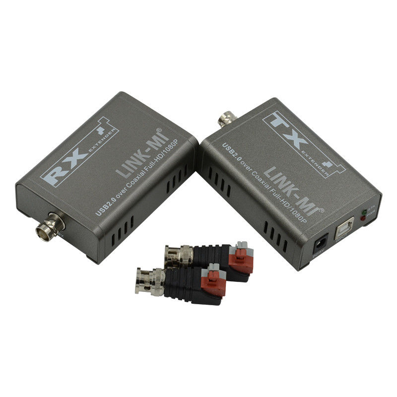 50M KVM Extender สําหรับกล้อง 1080P USB Extender ผ่านเคเบิลโคเอชชียล Kvm ผ่านไฟเบอร์