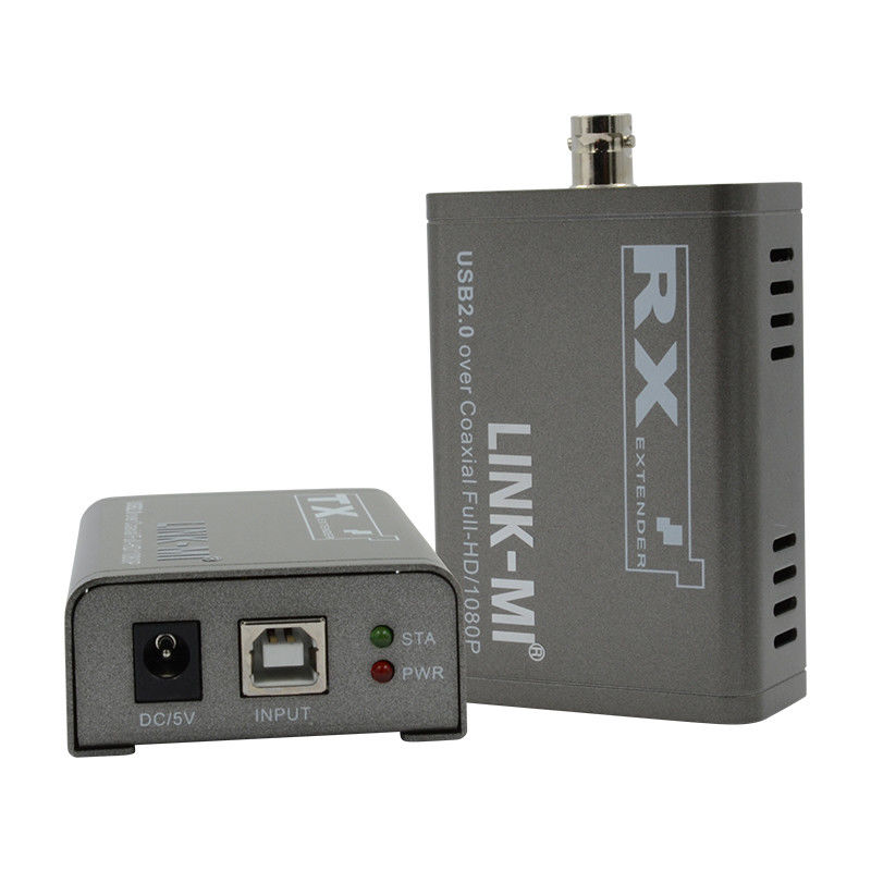 50M KVM Extender สําหรับกล้อง 1080P USB Extender ผ่านเคเบิลโคเอชชียล Kvm ผ่านไฟเบอร์