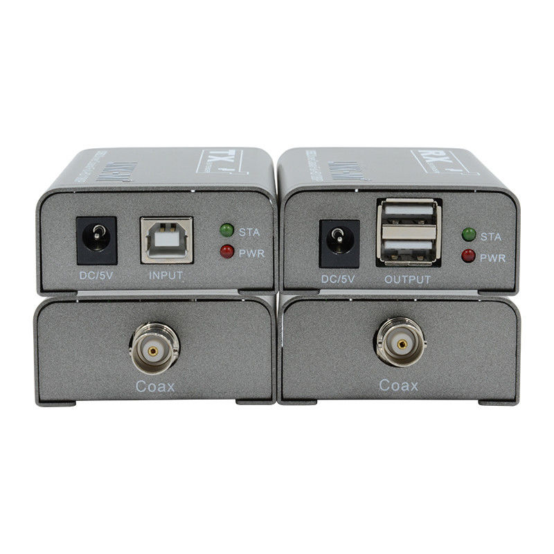 50M KVM Extender สําหรับกล้อง 1080P USB Extender ผ่านเคเบิลโคเอชชียล Kvm ผ่านไฟเบอร์