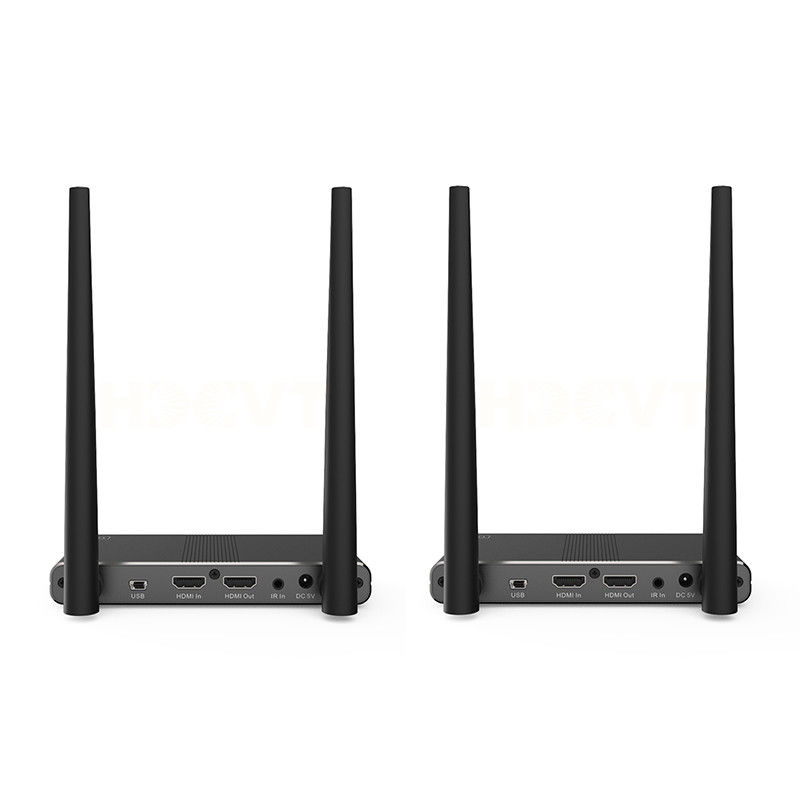100m Extender HDMI Over Wireless Extender Support Point To Multicast ถึง 4 เครื่องรับ