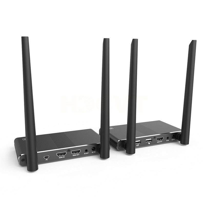 100m Extender HDMI Over Wireless Extender Support Point To Multicast ถึง 4 เครื่องรับ
