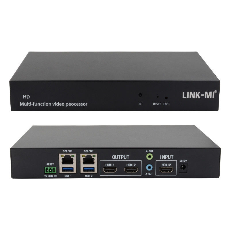 หลายภาษา RS232 HDMI Video Wall Controller HD Caption Adder เครื่องประมวลผลวิดีโอ HDMI