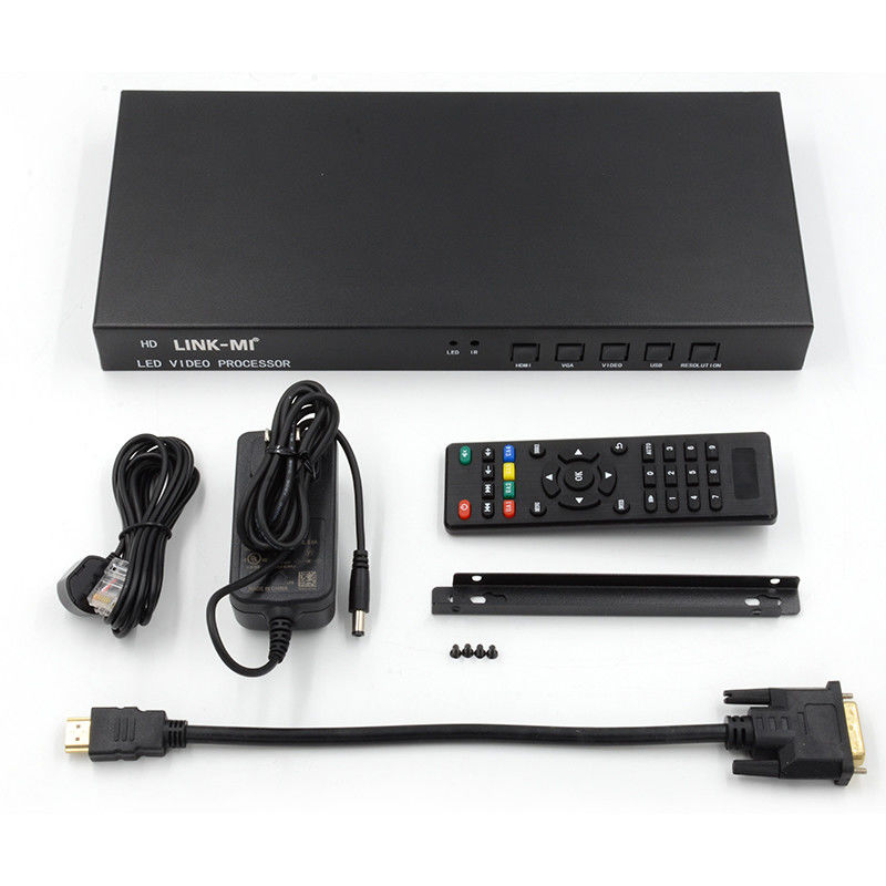 3A 4 ใน 1 Out LED Display Processor HDMI LED วิดีโอวอล์คคอนโทรลเลอร์