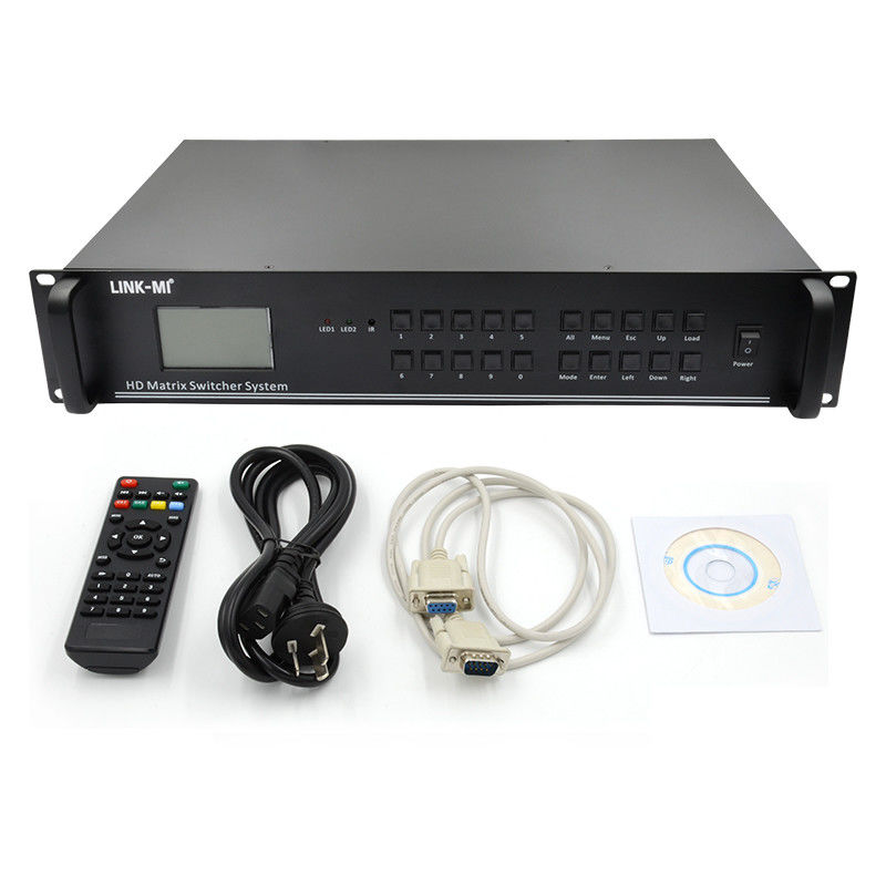 4K Video Audio Matrix 8X8 HDMI Matrix Switcher System RS232 TCP/IP การควบคุมทางไกล