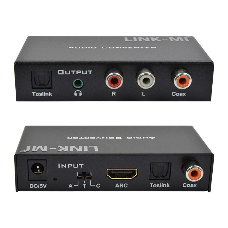 Dac Converter Digital Analog Audio Converter รองรับ HDMI ARC Toslink โคเอ็กซ์ ดิจิตอล ออดิโอ