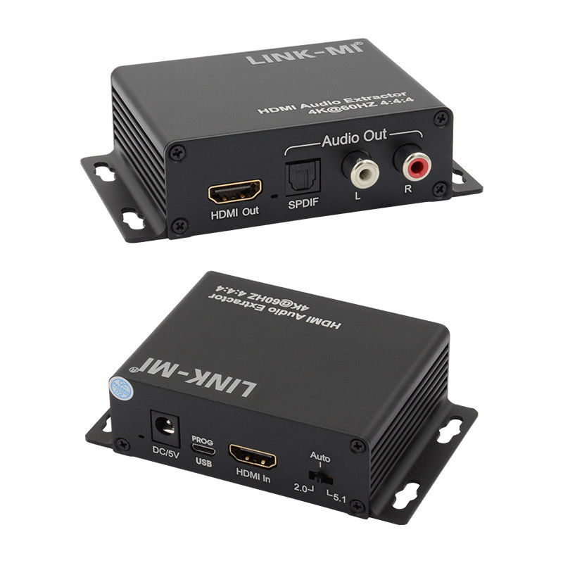 18Gbps 4K 1080P HDMI Audio Extractor รองรับ EDID 3D สําหรับเครื่องรับดาวเทียม Apple TV