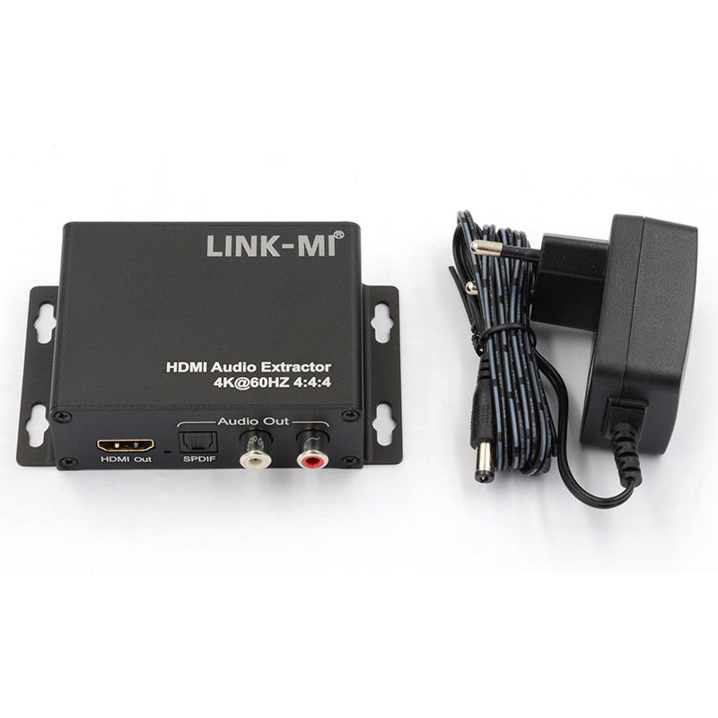 18Gbps 4K 1080P HDMI Audio Extractor รองรับ EDID 3D สําหรับเครื่องรับดาวเทียม Apple TV