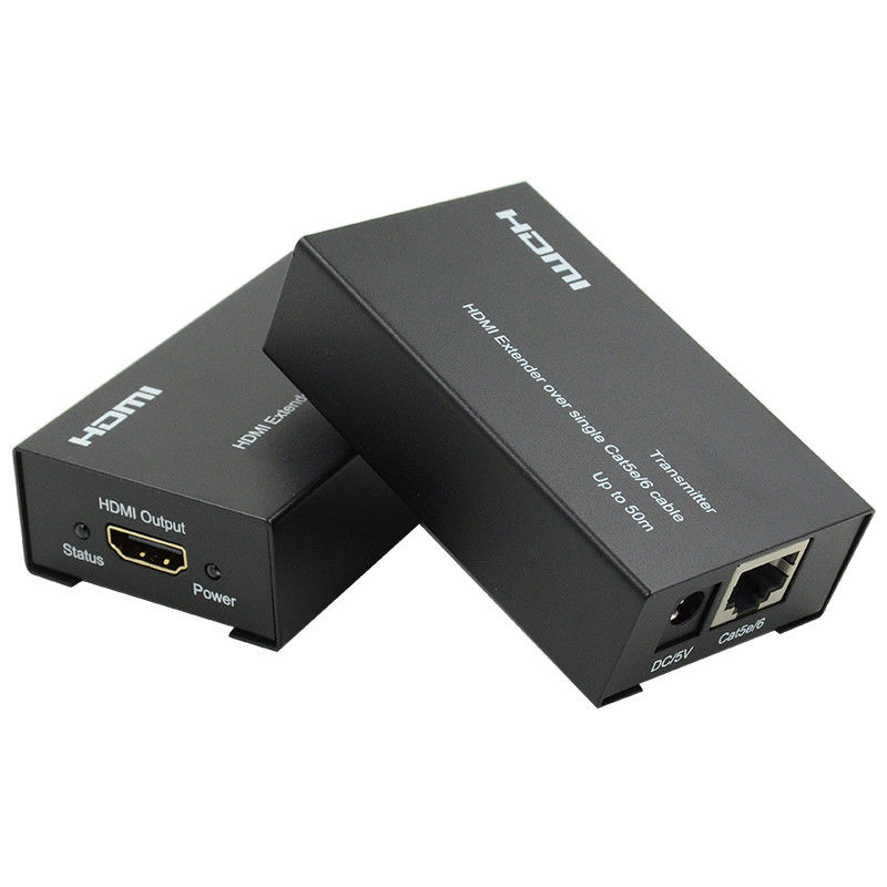 1080i SDI Extender 50m HDMI Over Cat6 Cat5eCable พร้อมการสนับสนุนฟังก์ชัน EDID 1080P