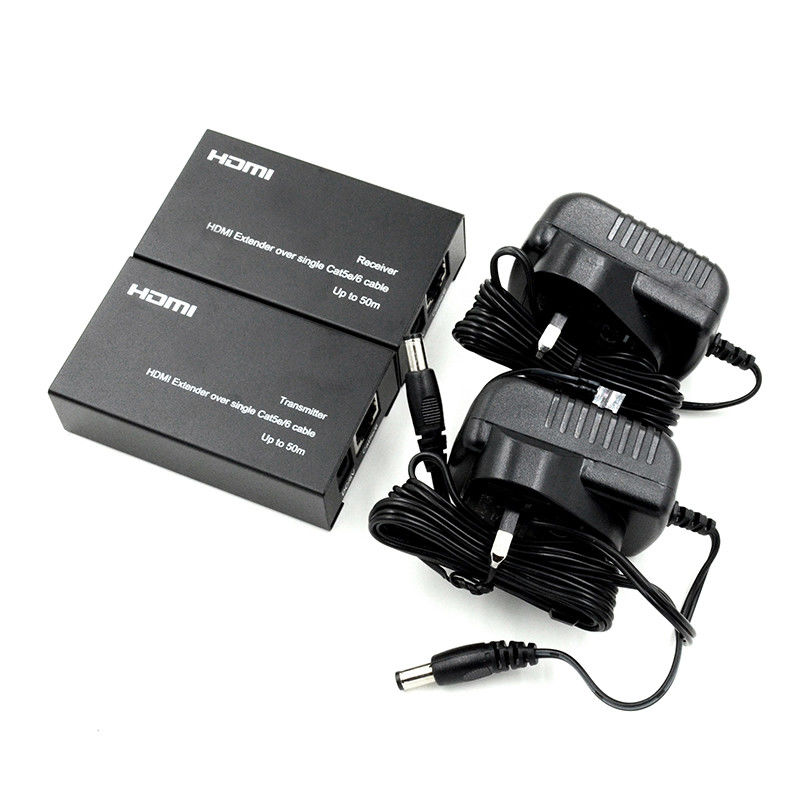 1080i SDI Extender 50m HDMI Over Cat6 Cat5eCable พร้อมการสนับสนุนฟังก์ชัน EDID 1080P