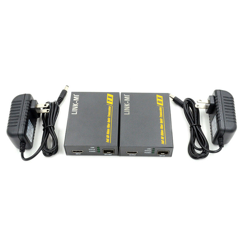 2km HDMI Fiber Optic Extender รองรับ 3D 4K EDID Video Extender ผ่านไฟเบอร์
