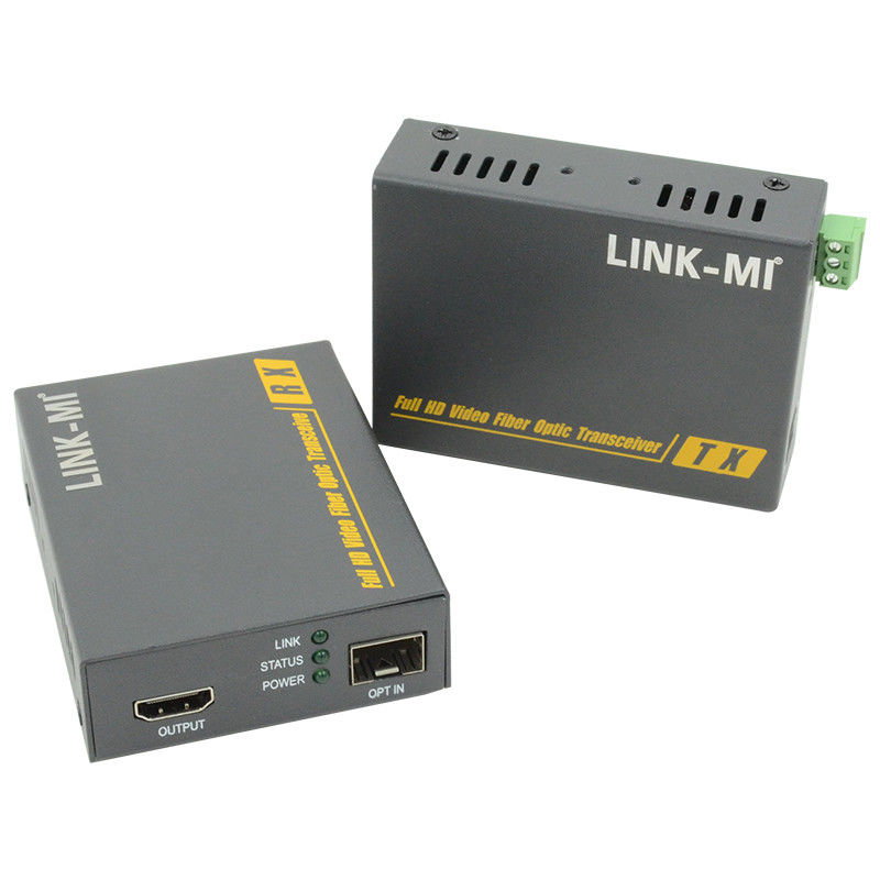 2km HDMI Fiber Optic Extender รองรับ 3D 4K EDID Video Extender ผ่านไฟเบอร์