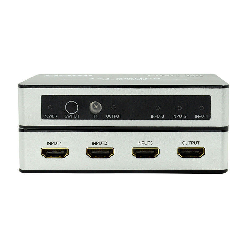 4K2K HDMI Switch 3x1 HDMI Splitter 5V 1A รองรับ PIP 3D 3 ถึง 1 Video Switch