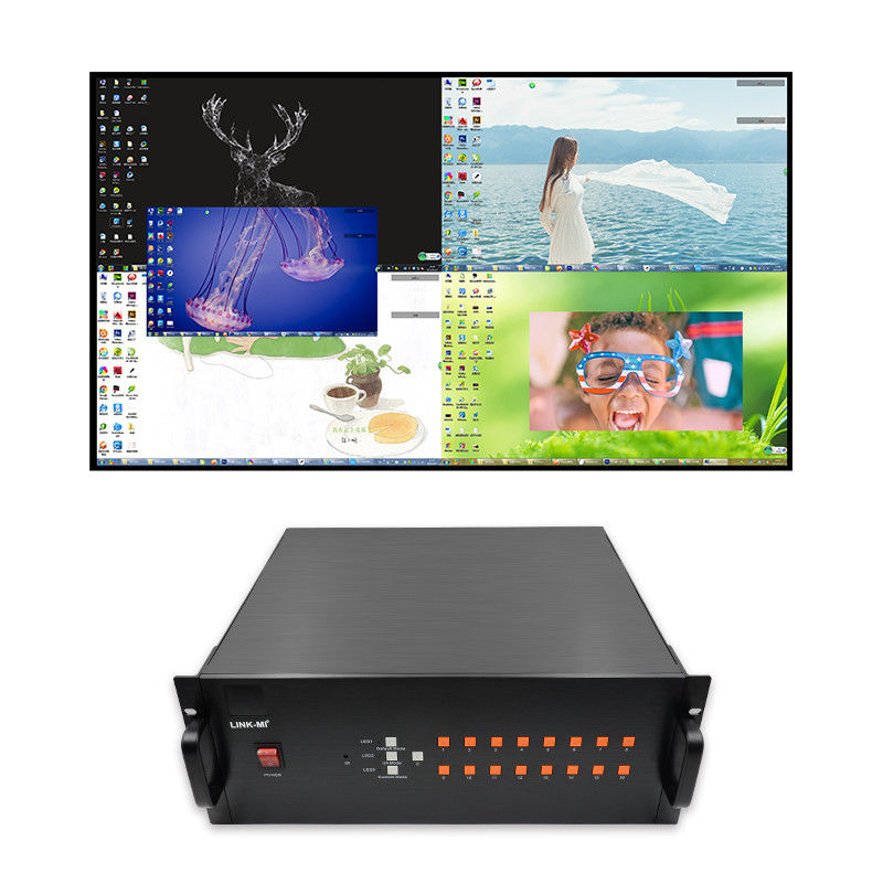 6x1 HDMI Multi Viewer VGA CVBS 6 ใน 1 ออก 4k Multiviewer Synthesizer 1080P