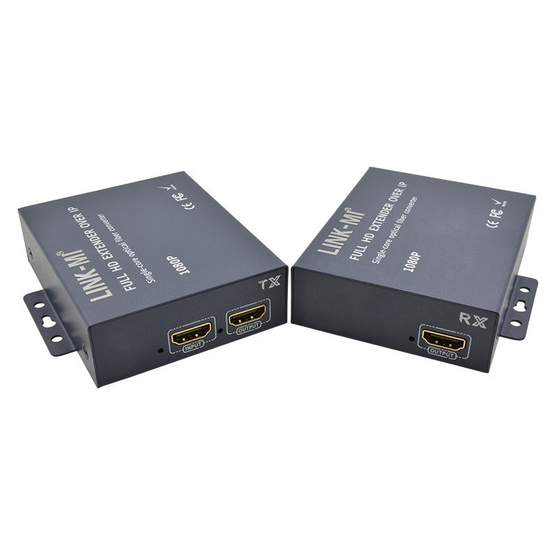20KM HDMI Extender Over Fiber With Loop Out สําหรับโมดูลไฟเบอร์ SC/FC 1080P