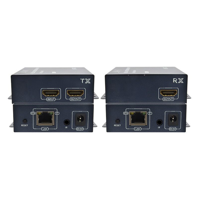 200M Extender HDMI Over TCP / IP 1080P การสนับสนุนจุดต่อจุด ไปยังหลายจุด