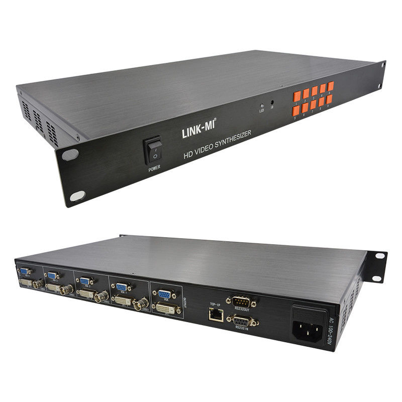 HD 4x1 HDMI Multi Viewer TCP/IP 1080P ฮาร์ดแวร์ วิดีโอ ซินธีไซเซอร์ RS232