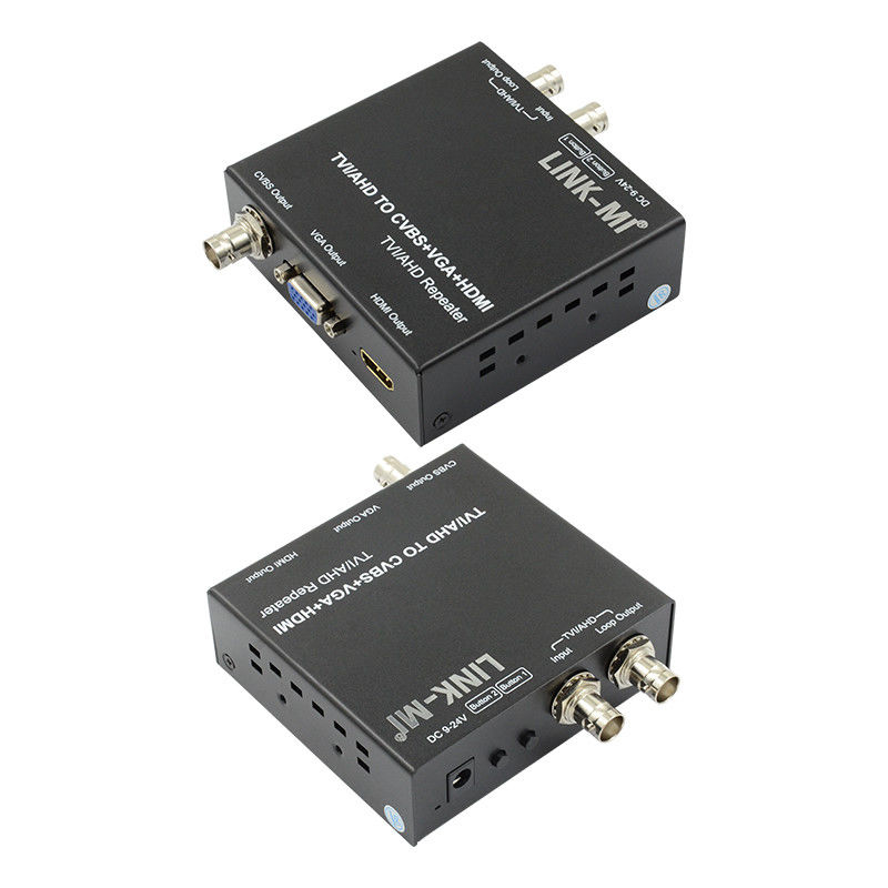 720P 60Hz AHD To HDMI Converter TVI CVI To HDMI CVBS เครื่องแปลงวีดีโอ VGA