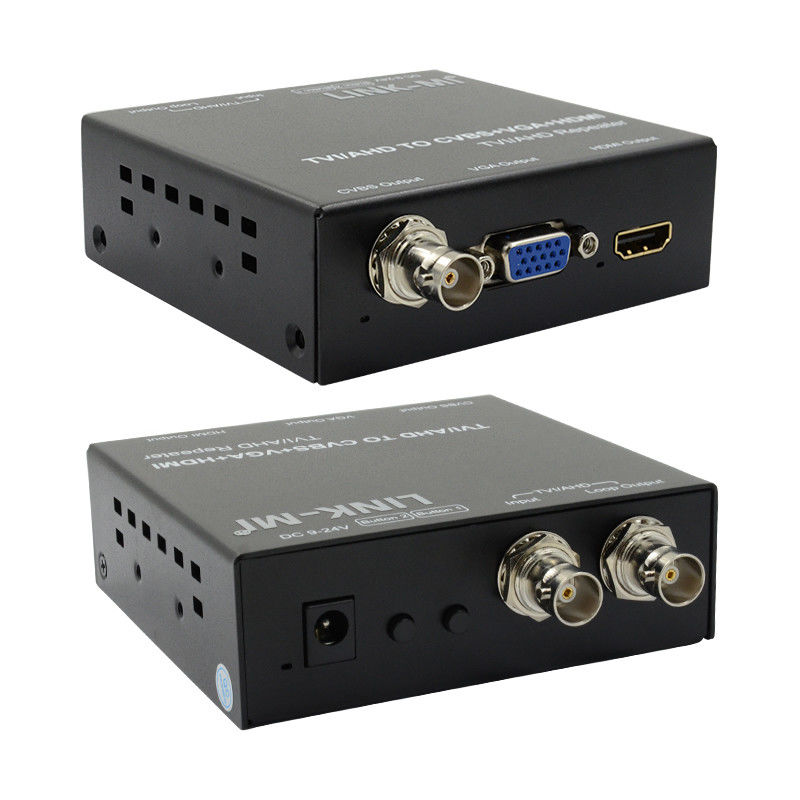 720P 60Hz AHD To HDMI Converter TVI CVI To HDMI CVBS เครื่องแปลงวีดีโอ VGA