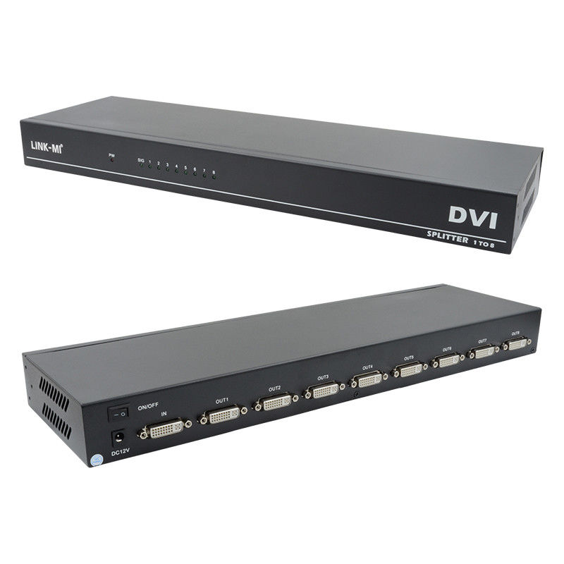 DVI D 29pin Video HDMI Switch หญิง HDMI Splitter 1 ใน 8 ออก 4k