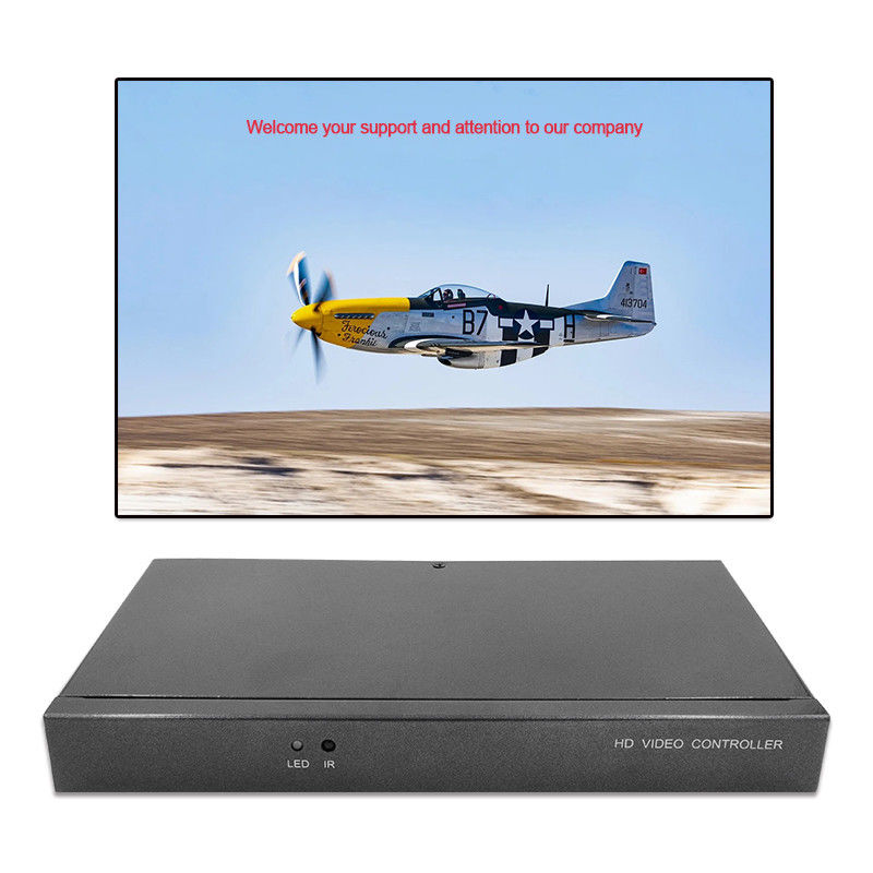 ตัวอักษร Superimposer HDMI Video Wall Controller Caption Adder 4 ใน 1 ออก HD Video Processor