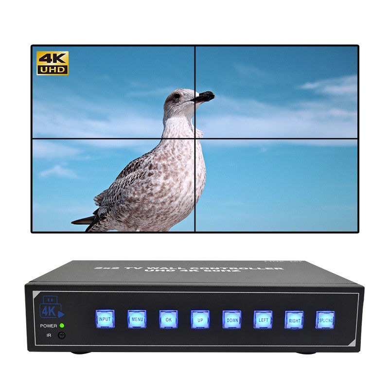 1X4 1X3 1X2 2X1 3X1 4X1 UHD TV Wall Processor สําหรับความละเอียดในการเข้าสูงสุด 3840x2160 60Hz