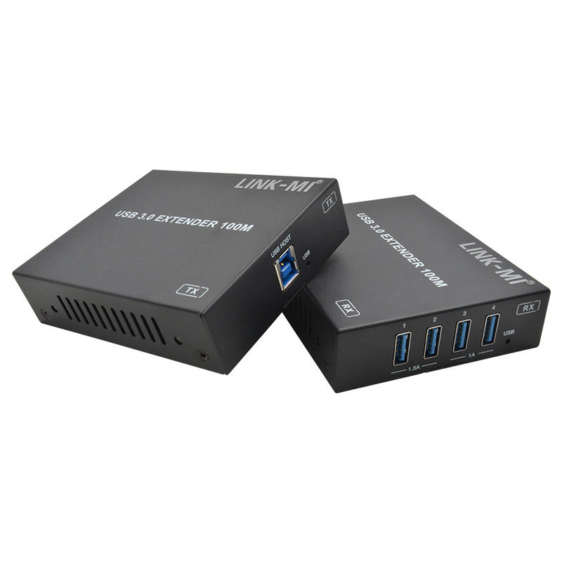AC 100-240V 50/60Hz Input USB 3.0 Extender ความเร็วและความมั่นคง 100m