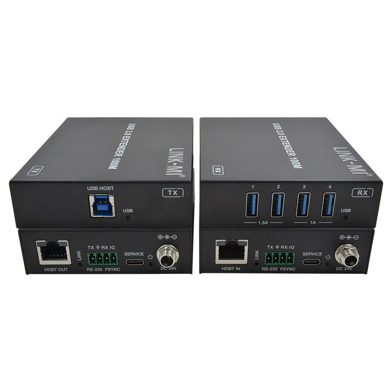 AC 100-240V 50/60Hz Input USB 3.0 Extender ความเร็วและความมั่นคง 100m